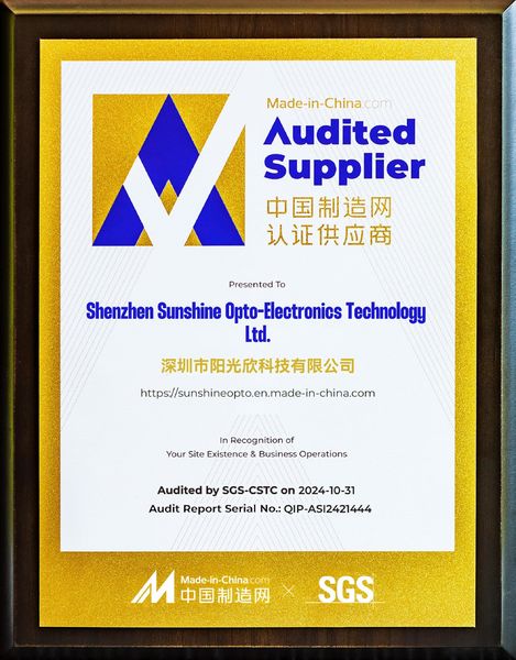 จีน Sunshine Opto-electronics Enterprise Co.,ltd รายละเอียด บริษัท