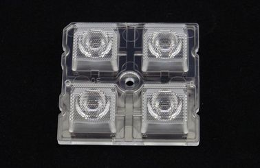 ซื้อ PC Led Optical Lens , 4 in 1 Led Lens Array For SMD 5050 Led Light การผลิตออนไลน์