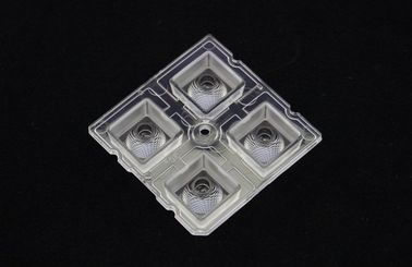 ซื้อ PMMA Led Collimator Lens , 4 in 1 Led Optical Lens For SMD 5050 Led Lamp การผลิตออนไลน์
