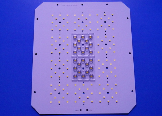 ซื้อ 144 LED อลูมิเนียม PCB Board วัสดุ PC เกรดออปติคัลสำหรับ High Bay Ligh การผลิตออนไลน์