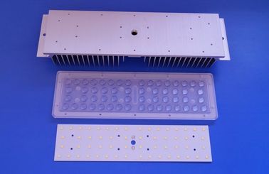 ซื้อ 56w 30/60/90 องศา 3030SMD 150-160LM / W โมดูล LED พร้อมชุดระบายความร้อนสำหรับแสงอ่าวสูง การผลิตออนไลน์