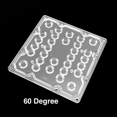 130x130mm 30 LED Optic Lens 30 Degree 60 Degree 90 Degree 50W 80W 100W