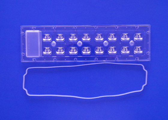 ซื้อ 252x70 มม. ซีรีส์ 3535 เลนส์ LED Array กันน้ำ IP65 สำหรับ 16 LED Board 16w 24w 36w การผลิตออนไลน์
