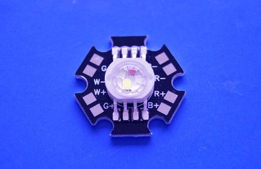 ซื้อ 4X3W เอพิสตาชิป LED พลังงานสูง RGBW นำไดโอดด้วย PCB ดาวสีดำ การผลิตออนไลน์