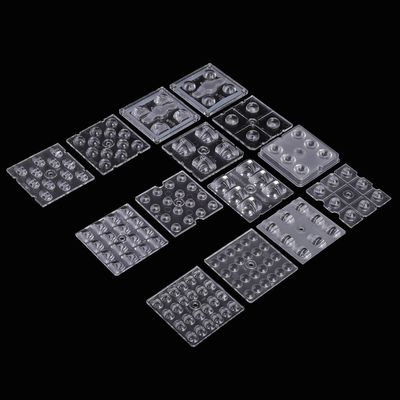50x50mm Led Lens 4/6/8/12/16/24 Points Plastic pmma Led Optical Lenses For Street Light/flood Light