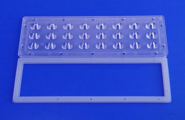 ซื้อ ส่วนประกอบไฟถนน LED กลางแจ้ง / เลนส์สะท้อนแสงพีซีโมดูลสำหรับไฟถนน การผลิตออนไลน์