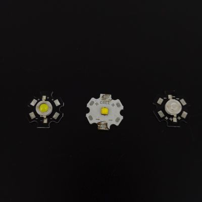 1W 120 degree Green Color High Power Led Diodes 520nm - 530nm , 400ma