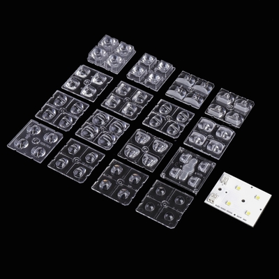 ซื้อ 2x2 โมดูล Led Street Light Lens PC Led Lens สําหรับไฟทาง การผลิตออนไลน์