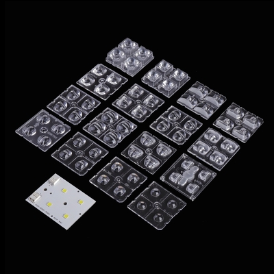 ซื้อ โมดูลแสงถนน Led, PC Optical Led Light Lens สําหรับไฟฟ้าทาง IESNA ประเภท II การผลิตออนไลน์