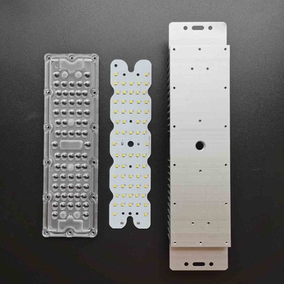 ซื้อ 50W SMD3030 PC Lens LED Street Light Module กันน้ำ 8 Series 8 Parallel 48V พร้อม Heat Sink การผลิตออนไลน์