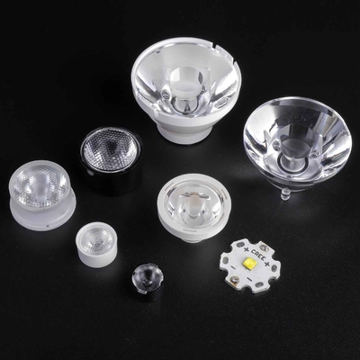 ซื้อ 30x60degree 15mm Collimatorl Power LED Lens พร้อมตัวยึดสีดำสำหรับไฟ LED การผลิตออนไลน์