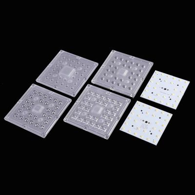 SMD3535 150lm LED Street Light Retrofit Kits Optical PC Lens