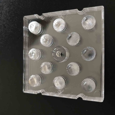 ซื้อ 50x50mm SMD 3030 Led Lens, 12 In 1 Led PC Lens สำหรับ High Bay Light การผลิตออนไลน์
