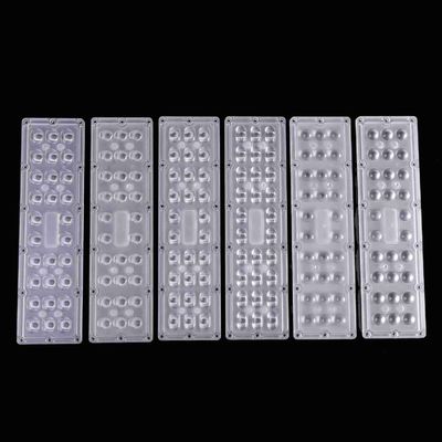 5050 SMD Led Lens Array PC Led Optical Lens 270x75mm For Led Street Light