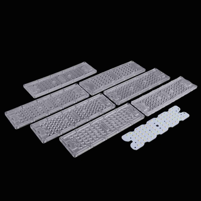 ซื้อ เลนส์แสงถนน LED พร้อม PCB สําหรับแสงอุโมงค์, SMD 3030 เลนส์แสง LED การผลิตออนไลน์