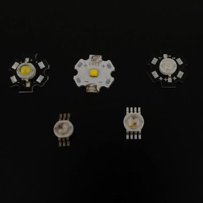 Single 1 watt / 1w High Power Led Light Emitting Diode 520nm With Star PCB