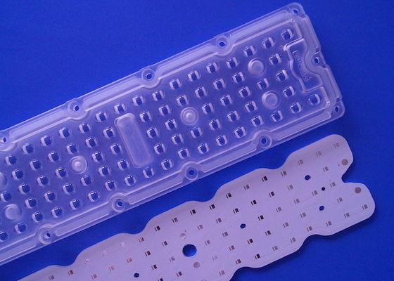 6 Volt 80 LED 3030 SMD Street lamps Array PC Lens 70x140 Degree Streetlight 50W 60W