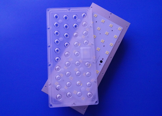 100W High Bay Square Lighting Module 150 Degree 144 Led Lens 91% Tranmittance