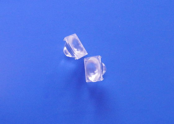 Narrow Square Single Led Light Lens 22mm Diameter 10 15 25 Degree For Outdoor Brighten Light