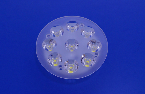 9W Bridgelux PMMA Led Lens , Optical Led Tunnel Lamp Lens For Decorative lighting