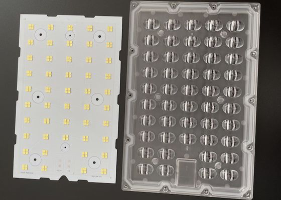 ซื้อ 192PCS SMD3030 1W 6V LED โมดูลเลนส์ TYPE2-M 48 จุดเลนส์ 150LM / W การผลิตออนไลน์