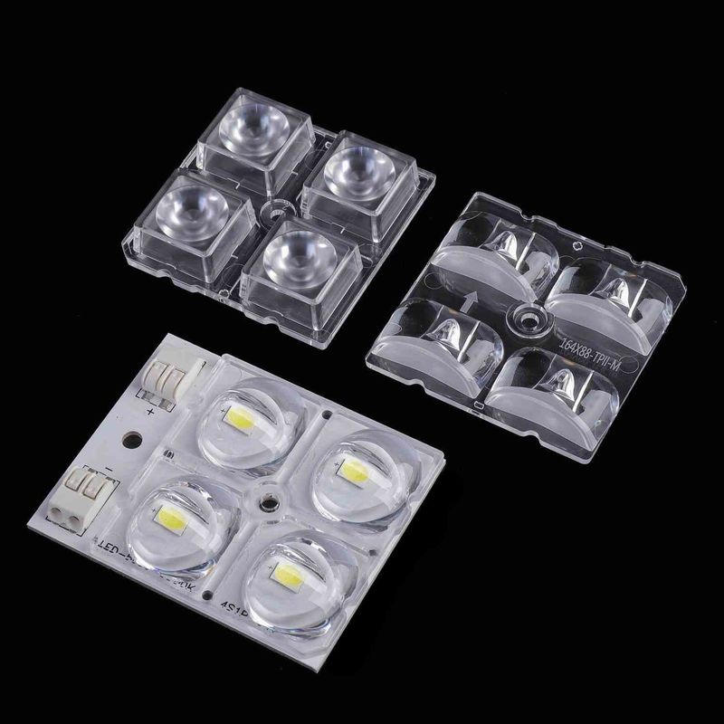 4 In 1 5050 LED 50x50mm SMD 3030 Led Lens For High Bay Light