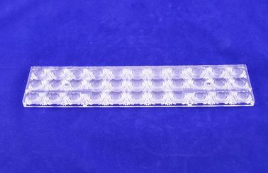 กันน้ำ PMMA เลนส์ไฟถนน Led, Led Micro อาร์เรย์มุมลำแสง 60 องศา