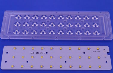 3535 ไฟ LED ติดตั้งแผ่น PCB และเลนส์ออปติกสำหรับโคมไฟปั๊มน้ำมัน