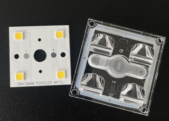 โมดูลไฟถนน LED SMD 5050 กันน้ำ 10W-15W พร้อมแผง LED และเลนส์