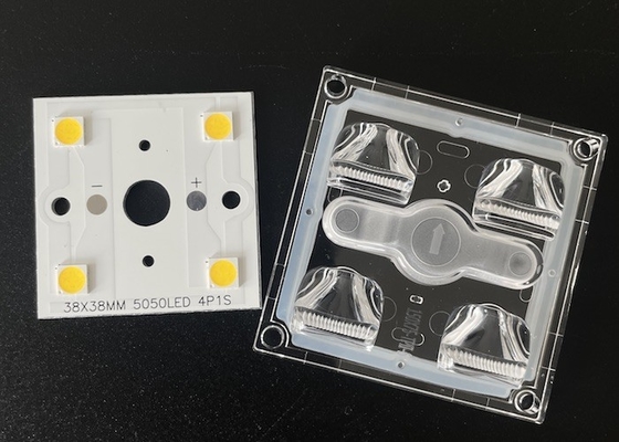 โมดูลไฟ LED กันน้ำ 10w 15w 4 led 5050SMD LED Board เลนส์ไฟถนน