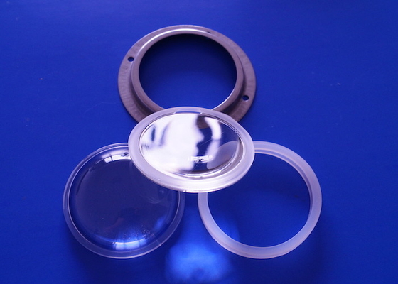 HB66-60 COB เลนส์กระจก LED ขนาด 60 องศา กว้าง 66 มม เลนส์กระจกโบโรซิลิเคต