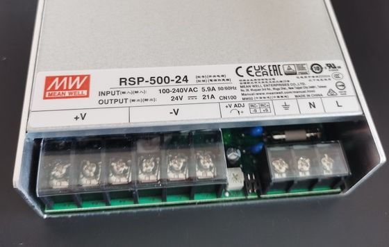 MEAN WELL RSP-500-24 24V 21A 504W AC DC เอาต์พุตเดี่ยว Enclosed Switching Power Supply