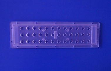 30-36 วัตต์ 90x90 องศาเลนส์มุมสูงพร้อมปะเก็นซิลิกอนสำหรับชิป LED 3030 SMD