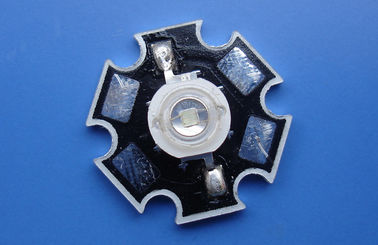 Epileds 45x45mil 160-180lm พลังงานสูงสีเขียว Led 3 วัตต์ 520-530nm