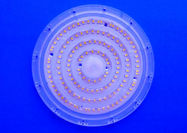 100W 3030 Led PCB โมดูลเลนส์แสงสูงเบย์วัสดุ PC ส่งผ่าน 92%