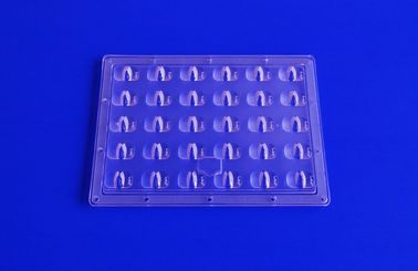 อุปกรณ์ไฟถนน LED Lens Array Optical PMMA 30W Xpe Lens