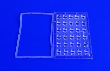 PMMA เลนส์ไฟถนน LED สำหรับโมดูลโคมไฟถนน 171x125x8.13 มม