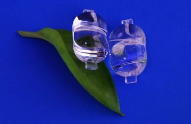 เลนส์ไฟถนนทรงกลม LED 1W / 3W, เลนส์ไฟ LED พลังงานสูง PC