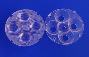 เลนส์ไฟ LED 50/80 องศา 4W, เลนส์ LED กำลังสูง PMMA สำหรับซ่อม