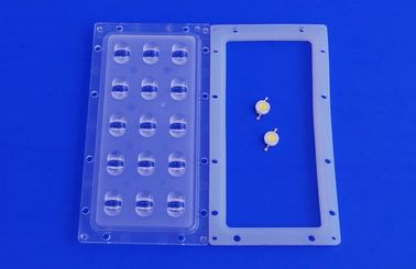 เลนส์ PC 15W, ชุดติดตั้งเพิ่มไฟถนน LED สำหรับอุปกรณ์โคมไฟถนน