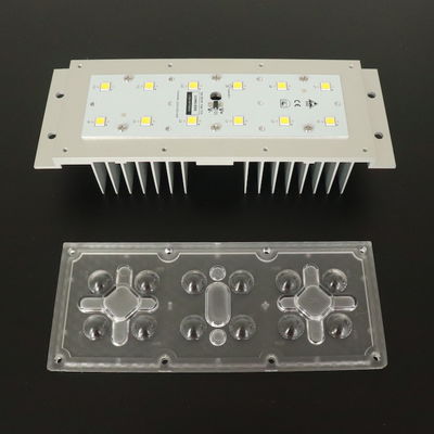 โมดูลไฟถนน LED SMD 5050 12–50W 5050 พร้อมมุมลำแสง 145x70 องศาและฮีทซิงค์อลูมิเนียมในตัวสำหรับไฟอุตสาหกรรมและถนน