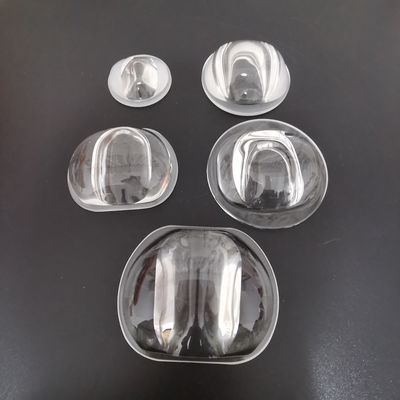 เลนส์ออพติคอล LED แก้ว Borosilicate มุมลำแสง 75x135 องศา IP65 กันน้ำสำหรับไฟถนนอุโมงค์