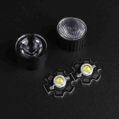 เลนส์ไฟ LED 1W / 3W 15 มม. เปลี่ยนโคมไฟถนน LED ด้วย XPG