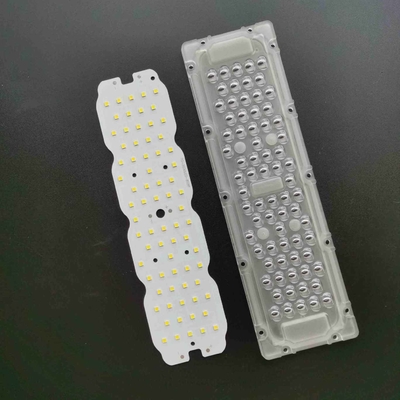 ส่วนประกอบของเลนส์แสงสว่างทางถนน Led Reflector สําหรับเปลี่ยนหลอดไฟ HPS