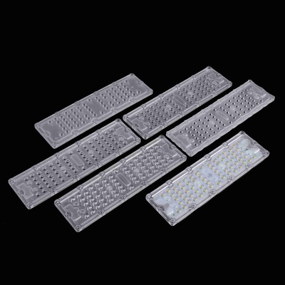 เลนส์ไฟถนน Led 80x150 องศาโมดูลไฟ LED พร้อมชุดระบายความร้อน