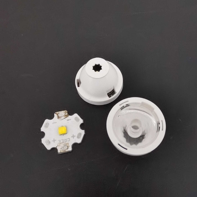 มุมลำแสงแคบ PMMA 5 องศา Led Lens สำหรับ led, 20mm led reflectors