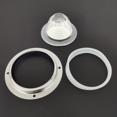 100w นำเลนส์นำ diffuser เลนส์ผู้ถือโลหะปะเก็นซิลิกอนได้มาตรฐาน