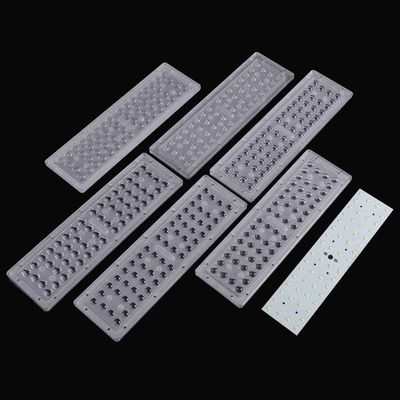อาร์เรย์เลนส์ LED 56W พร้อมปะเก็นซิลิโคนและมุมลำแสงหลายมุม