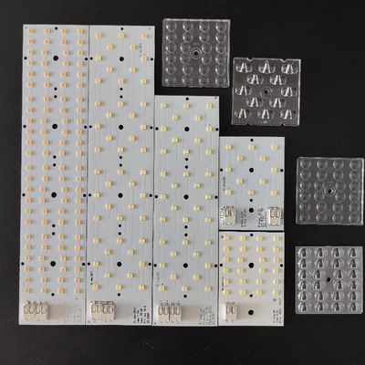 บอร์ด PCB LED SMD แบบกำหนดเองสำหรับไฟถนนน้ำท่วมไฟถนนทางหลวงสวนอุโมงค์โมดูลแสงสว่างกลางแจ้ง