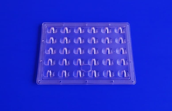 เลนส์สะท้อนแสงโมดูลไฟถนน LED ออปติคอลสำหรับโคมไฟถนน